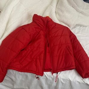Forever 21 red puffer jacket with tag still on!